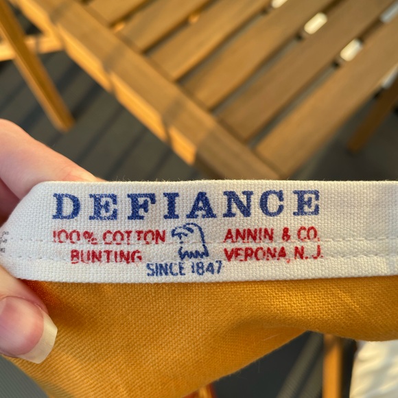 Vintage Girl Scout 2 x 3' Brownie Troop Flag Banner Brown and Gold Collectible - Picture 4 of 4